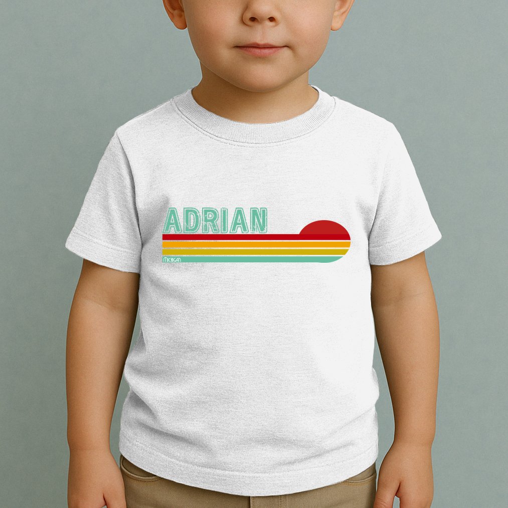 Retro Adrian Michigan Toddler T-Shirt
