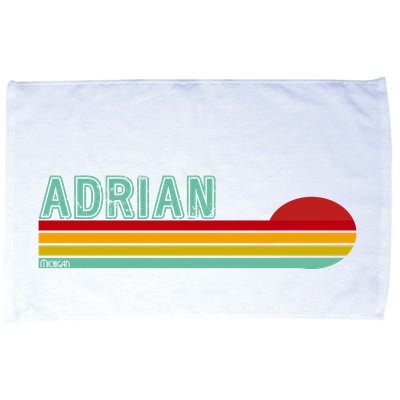 Retro Adrian Michigan Microfiber Hand Towel