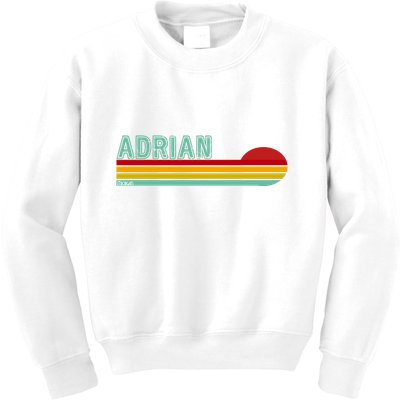 Retro Adrian Michigan Kids Sweatshirt