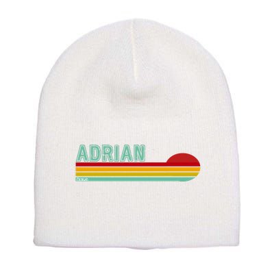 Retro Adrian Michigan Short Acrylic Beanie