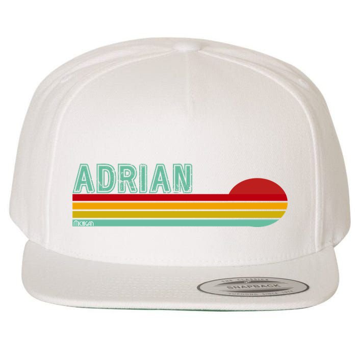 Retro Adrian Michigan Wool Snapback Cap
