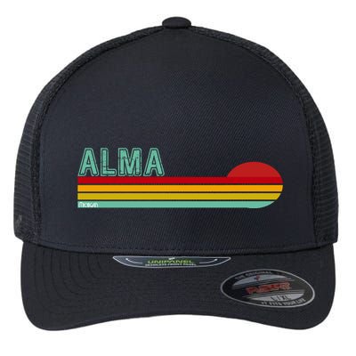 Retro Alma Michigan Flexfit Unipanel Trucker Cap