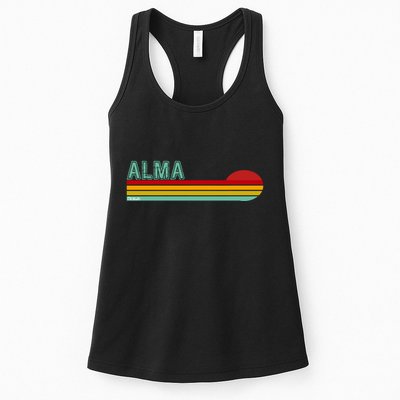 Retro Alma Michigan Womens Tank Top
