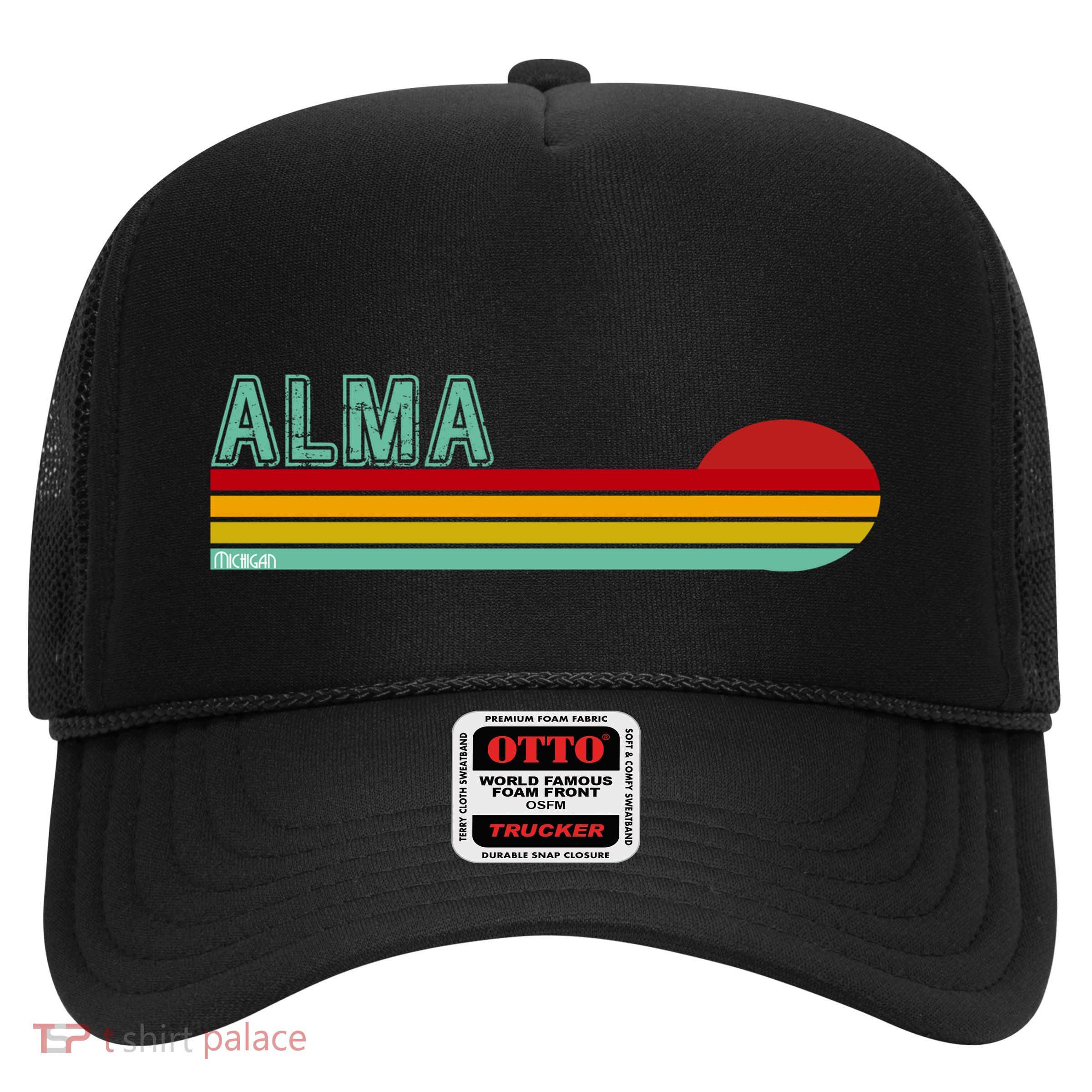 Retro Alma Michigan Trucker Hat