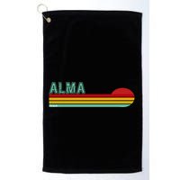 Retro Alma Michigan Golf Towel