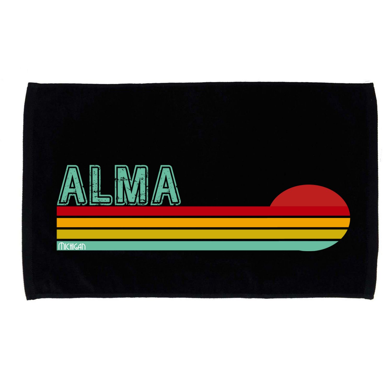 Retro Alma Michigan Microfiber Hand Towel