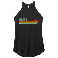 Retro Alma Michigan Women's Perfect Tri Rocker Tank