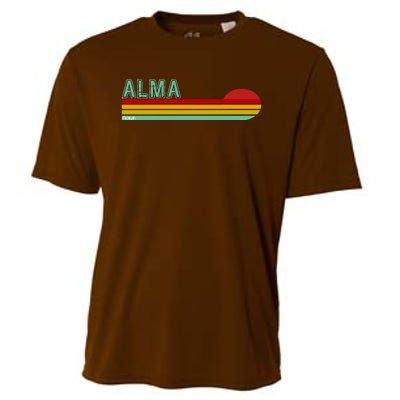 Retro Alma Michigan Cooling Performance Crew T-Shirt