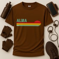 Retro Alma Michigan Cooling Performance Crew T-Shirt