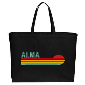 Retro Alma Michigan Cotton Canvas Jumbo Tote