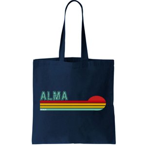 Retro Alma Michigan Tote Bag