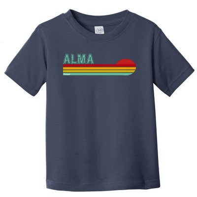 Retro Alma Michigan Toddler T-Shirt