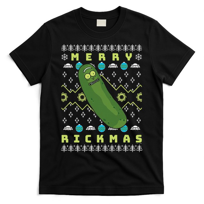 Rick and Morty Merry Pickle Rickmas Ugly Christmas  T-Shirt