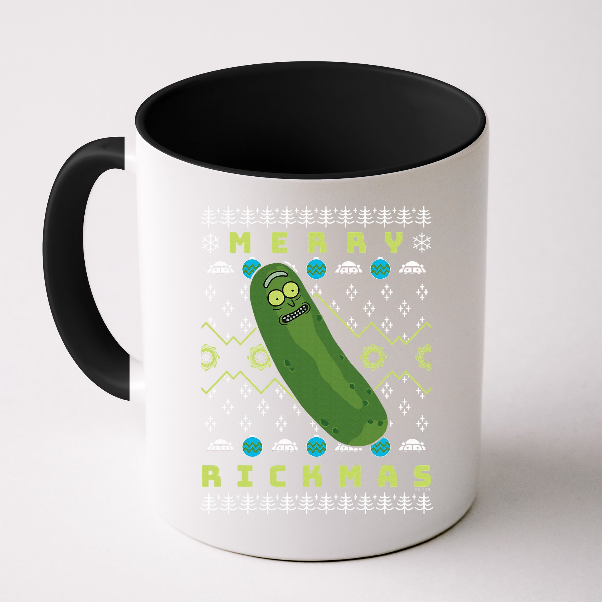 Rick and Morty Merry Pickle Rickmas Ugly Christmas  Mug