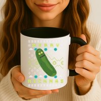 Rick and Morty Merry Pickle Rickmas Ugly Christmas  Mug