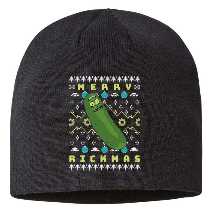 Rick and Morty Merry Pickle Rickmas Ugly Christmas  Sustainable Beanie