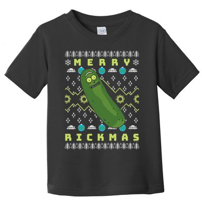 Rick and Morty Merry Pickle Rickmas Ugly Christmas  Toddler T-Shirt