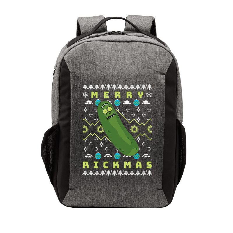 Rick and Morty Merry Pickle Rickmas Ugly Christmas  Vector Backpack