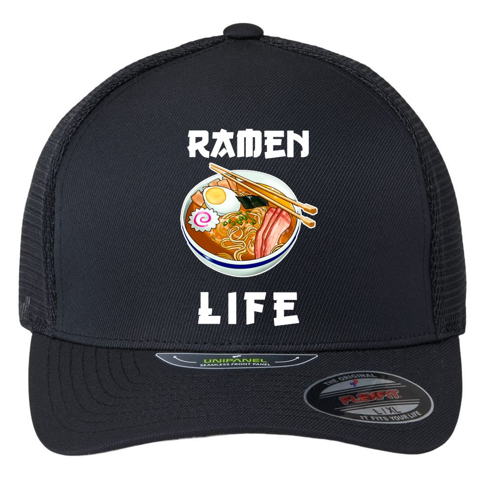 Ramen Life Flexfit Unipanel Trucker Cap