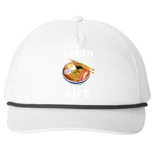 Ramen Life Snapback Five-Panel Rope Hat