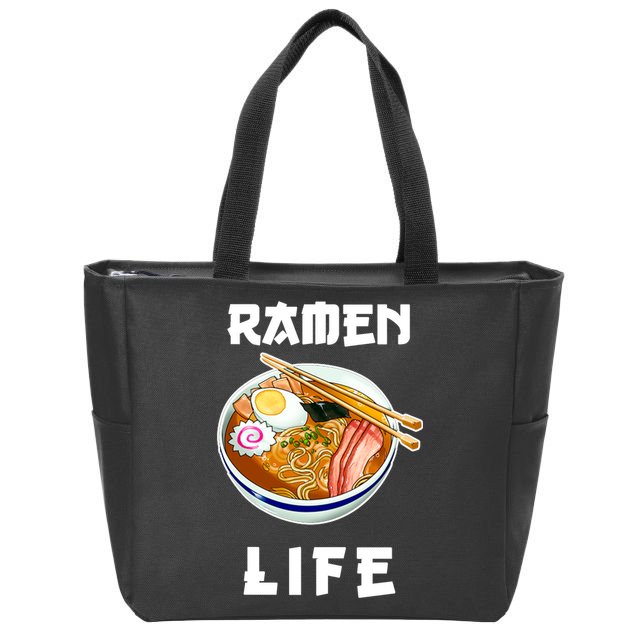Ramen Life Zip Tote Bag