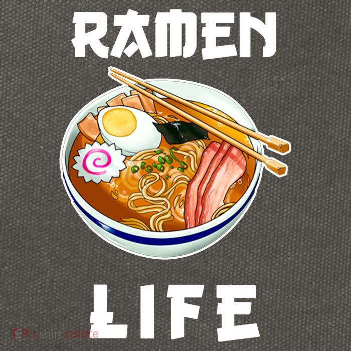 Ramen Life Cotton Canvas Backpack