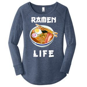 Ramen Life Women's Perfect Tri Tunic Long Sleeve Shirt