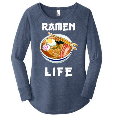 Ramen Life Women's Perfect Tri Tunic Long Sleeve Shirt