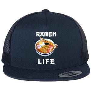 Ramen Life Flat Bill Trucker Hat