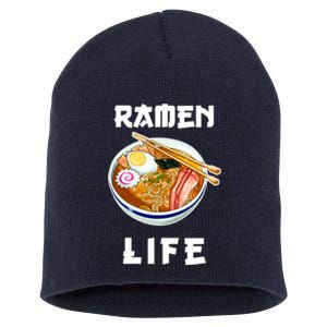 Ramen Life Short Acrylic Beanie