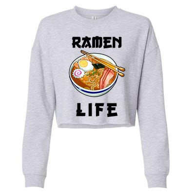 Ramen Life Cropped Pullover Crew