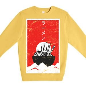 Ramen Noodles Retro Premium Crewneck Sweatshirt