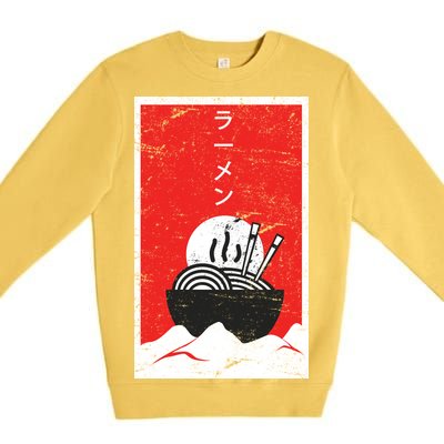 Ramen Noodles Retro Premium Crewneck Sweatshirt