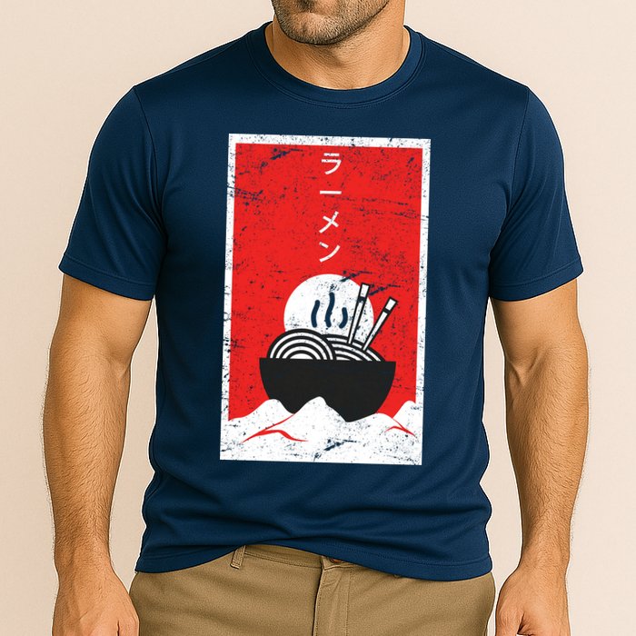 Ramen Noodles Retro Cooling Performance Crew T-Shirt