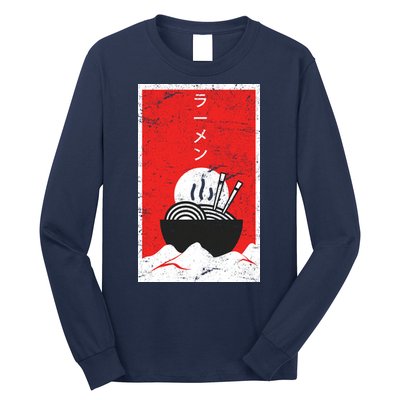 Ramen Noodles Retro Long Sleeve Shirt