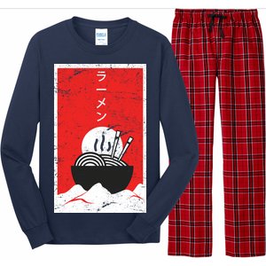 Ramen Noodles Retro Long Sleeve Pajama Set