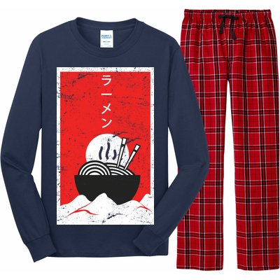 Ramen Noodles Retro Long Sleeve Pajama Set