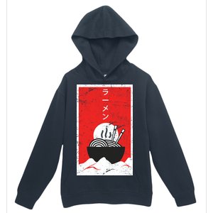 Ramen Noodles Retro Urban Pullover Hoodie