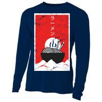 Ramen Noodles Retro Cooling Performance Long Sleeve Crew