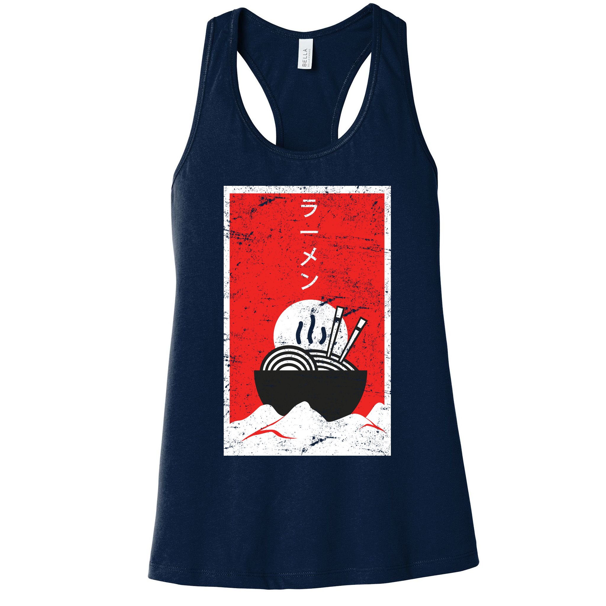 Ramen Noodles Retro Womens Tank Top