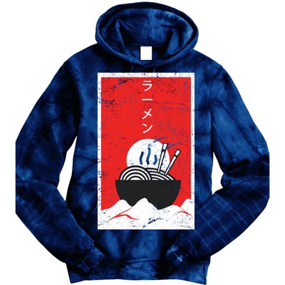 Ramen Noodles Retro Tie Dye Hoodie