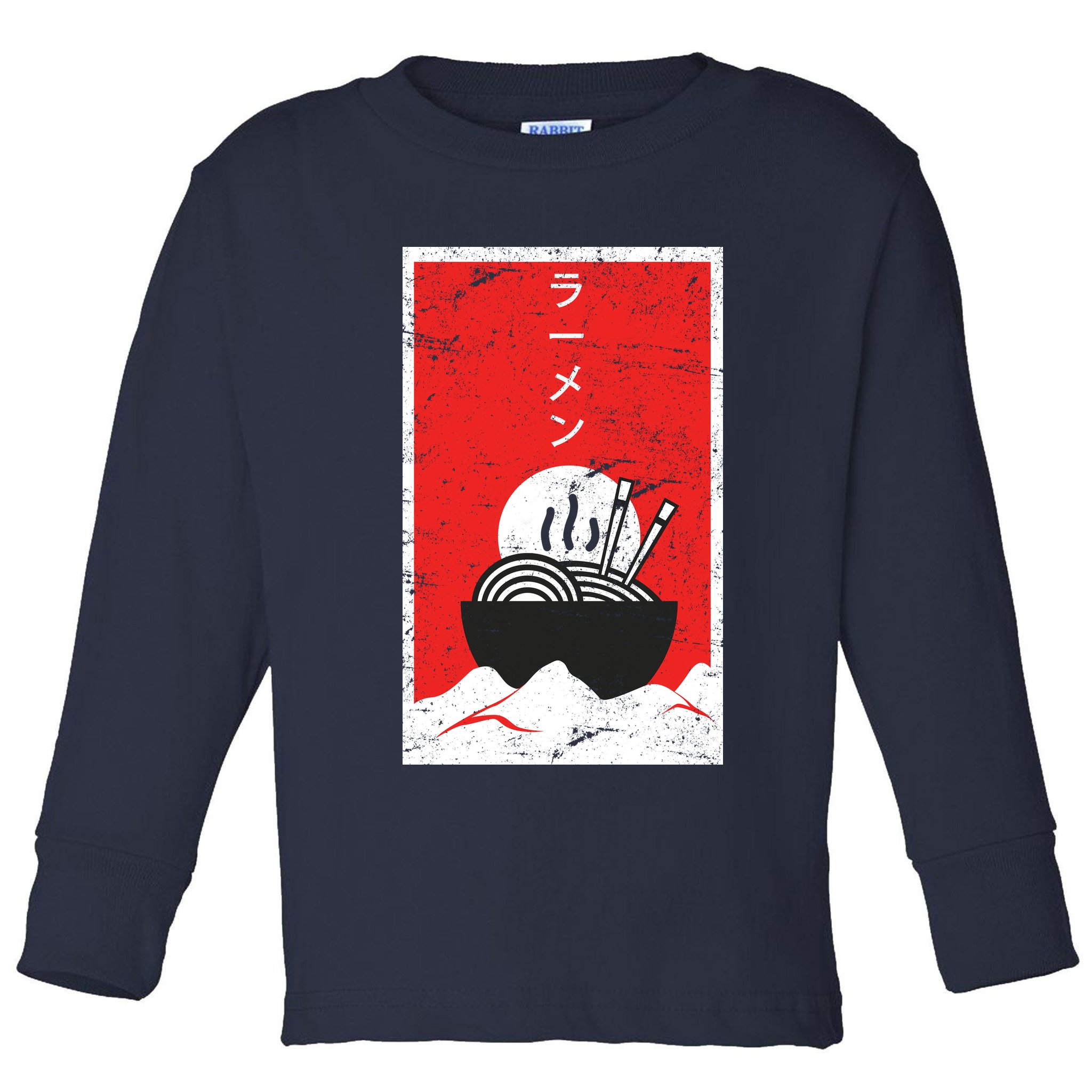 Ramen Noodles Retro Toddler Long Sleeve Shirt