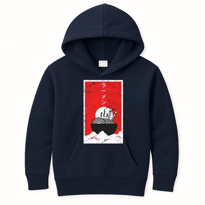 Ramen Noodles Retro Kids Hoodie