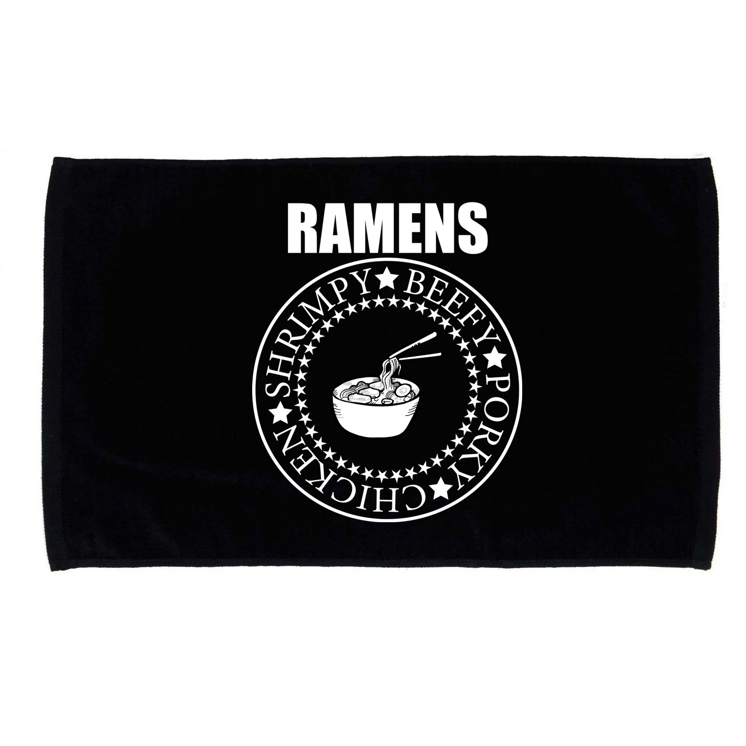 Ramens Shrimpy Beefy Porky Chicken Microfiber Hand Towel