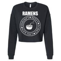 Ramens Shrimpy Beefy Porky Chicken Cropped Pullover Crew