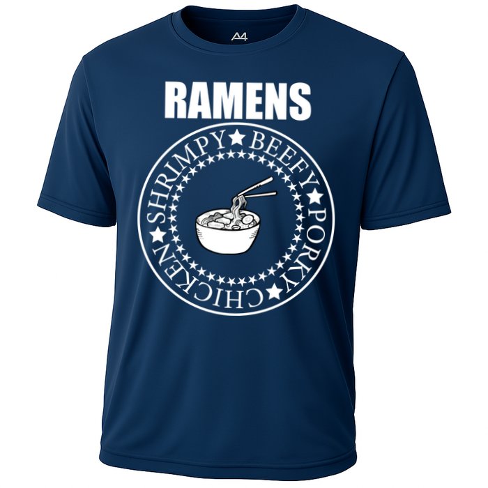 Ramens Shrimpy Beefy Porky Chicken Cooling Performance Crew T-Shirt
