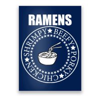 Ramens Shrimpy Beefy Porky Chicken Poster