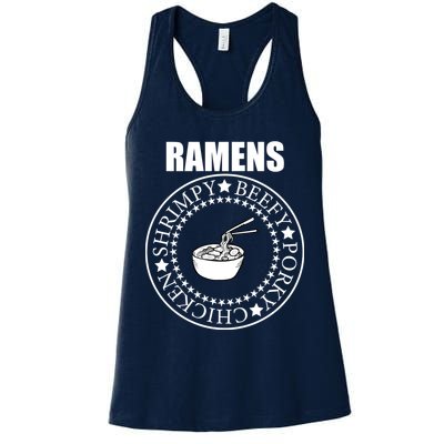 Ramens Shrimpy Beefy Porky Chicken Womens Tank Top