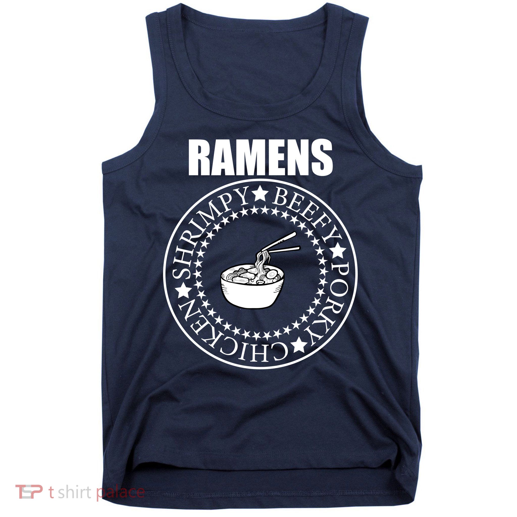 Ramens Shrimpy Beefy Porky Chicken Tank Top