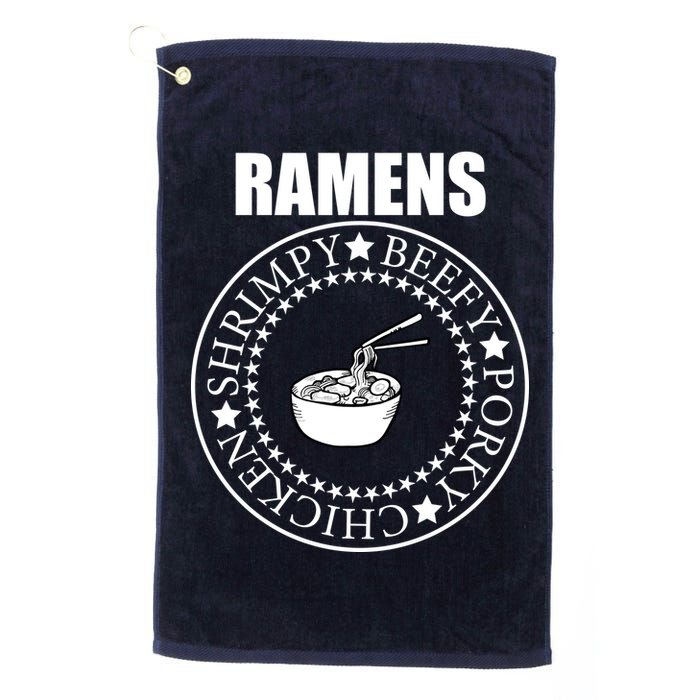 Ramens Shrimpy Beefy Porky Chicken Golf Towel